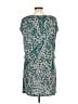 AB Studio Print Teal Casual Dress Size L - photo 2