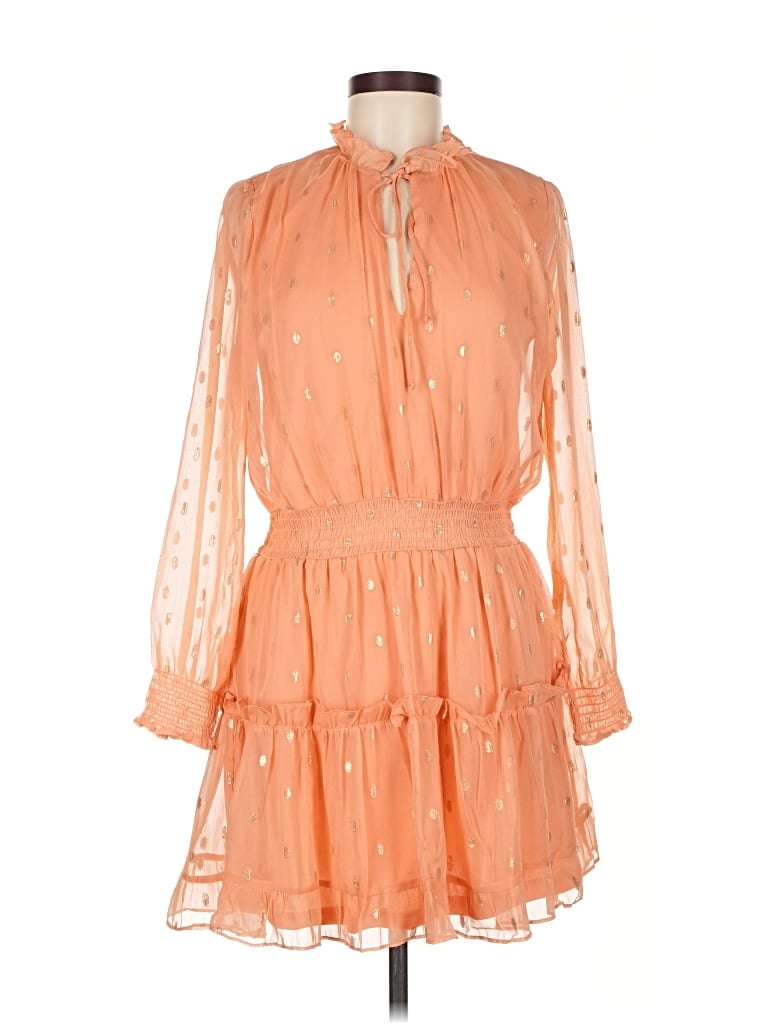 Pre-owned Nsr Casual Dress In Orange