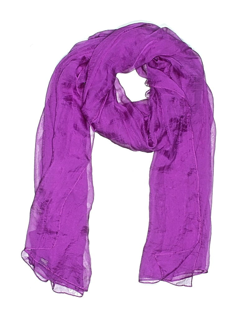 Pre-owned Unbranded Scarf In Purple