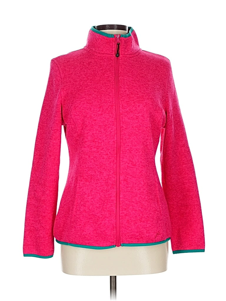 Pre-owned Head Fleece Jacket In Pink
