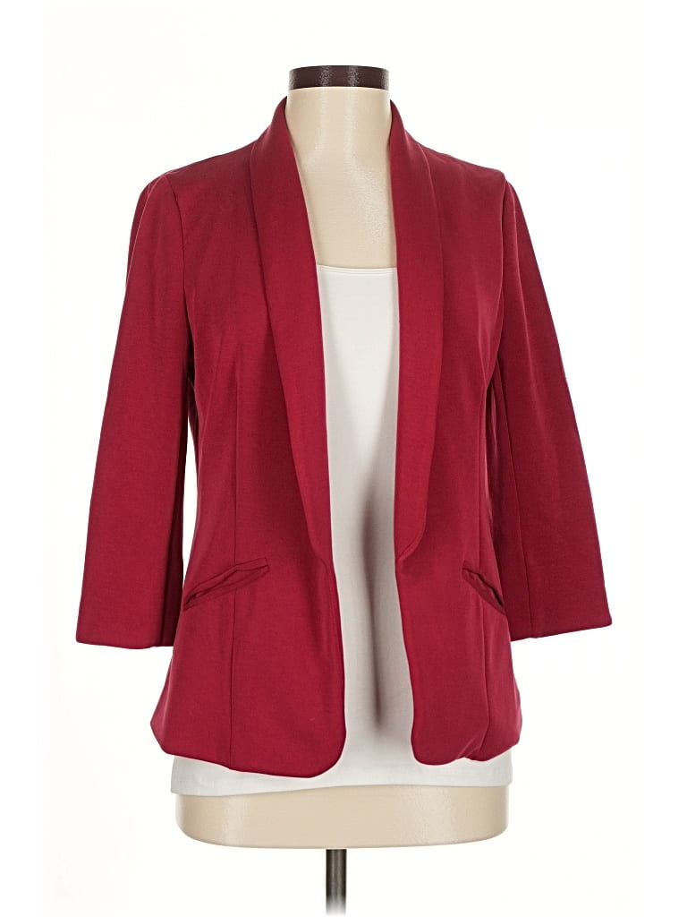 Pre-owned Skies Are Blue Blazer Jacket In Red