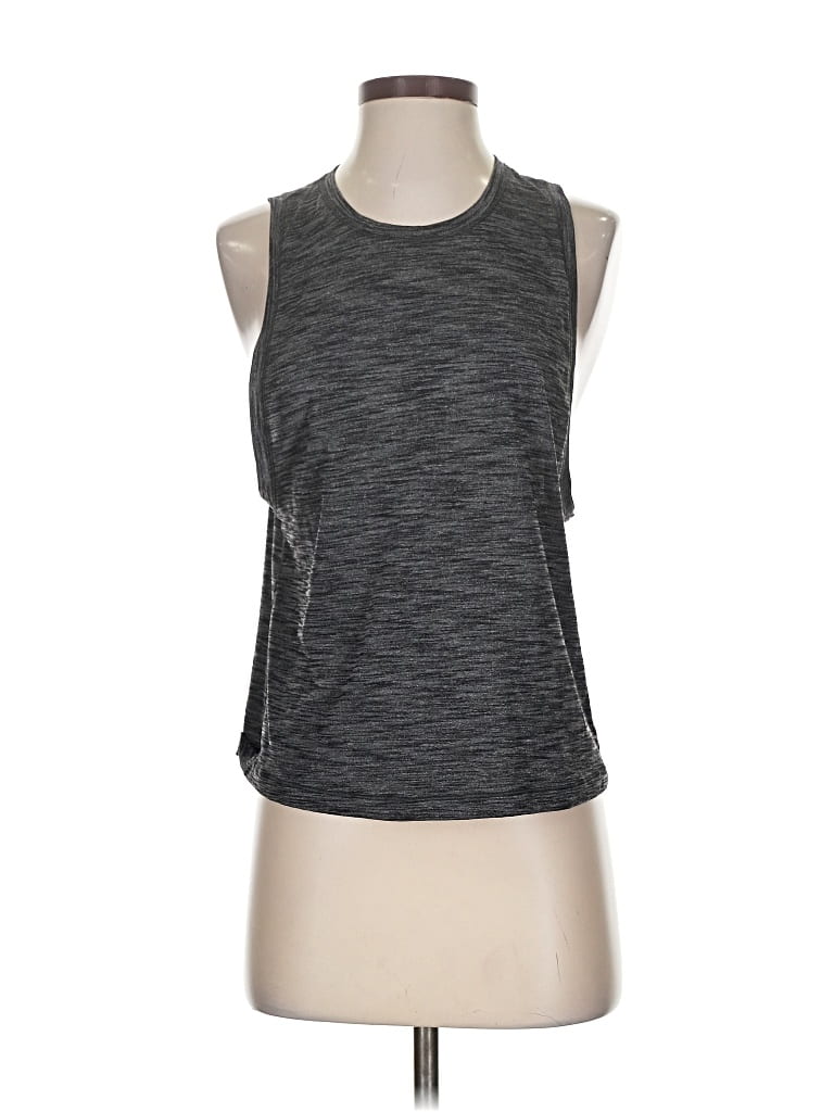 Pre-owned Lululemon Athletica Active Tank Top In Gray
