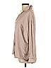 Lush Tan Long Sleeve Blouse Size L - photo 5