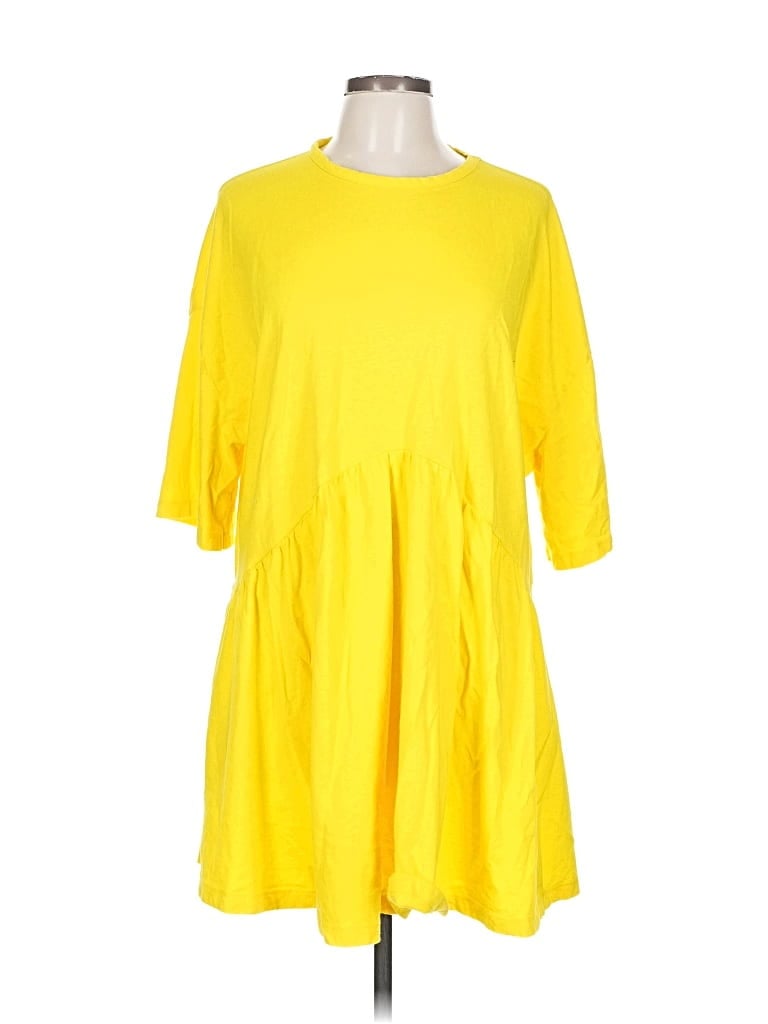 Pre-owned Asos Design Casual Dress In Yellow