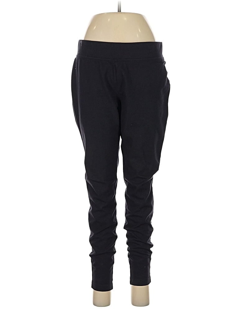 Pre-owned Lands' End Active Pants In Black