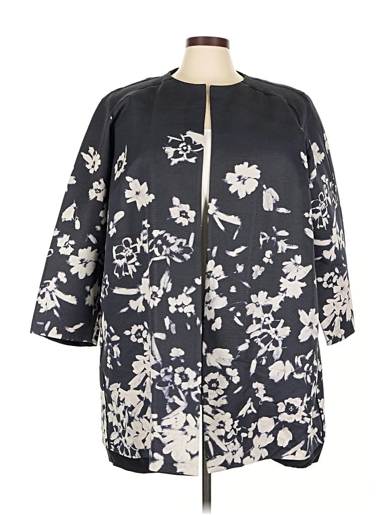 Pre-owned Lafayette 148 Coat In Black