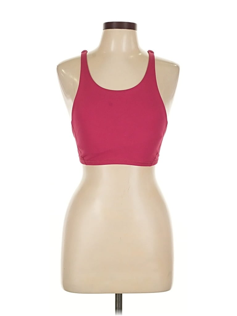 Pre-owned Lululemon Athletica Sports Bra In Pink