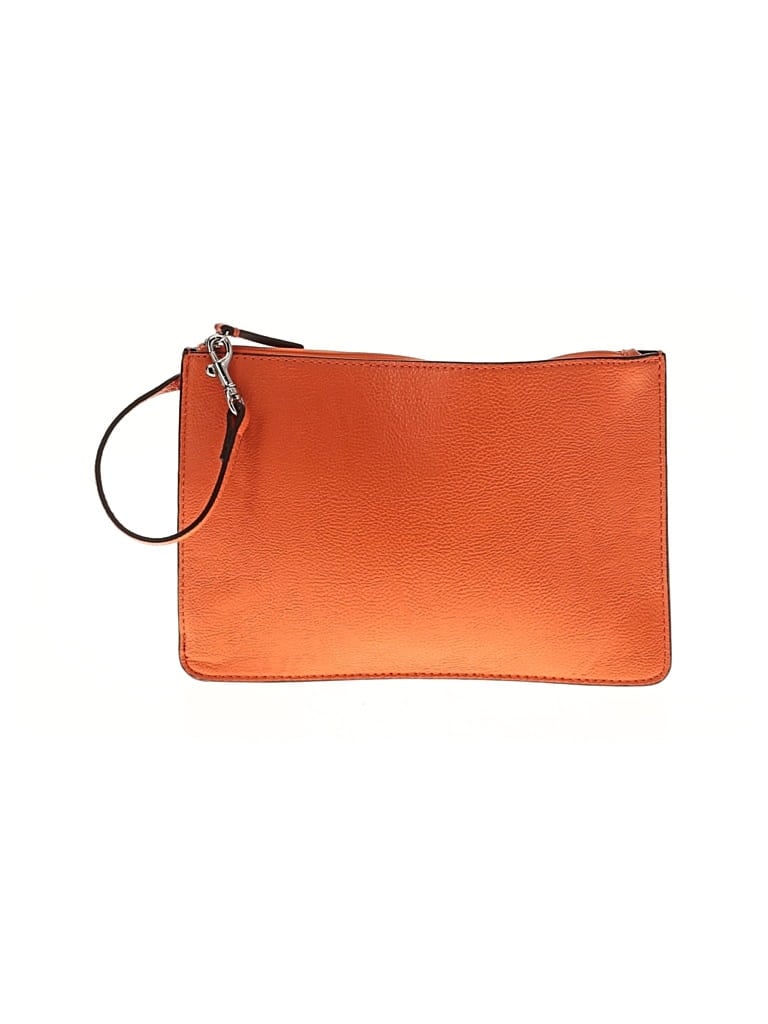 Pre-owned Unbranded Wristlet In Orange