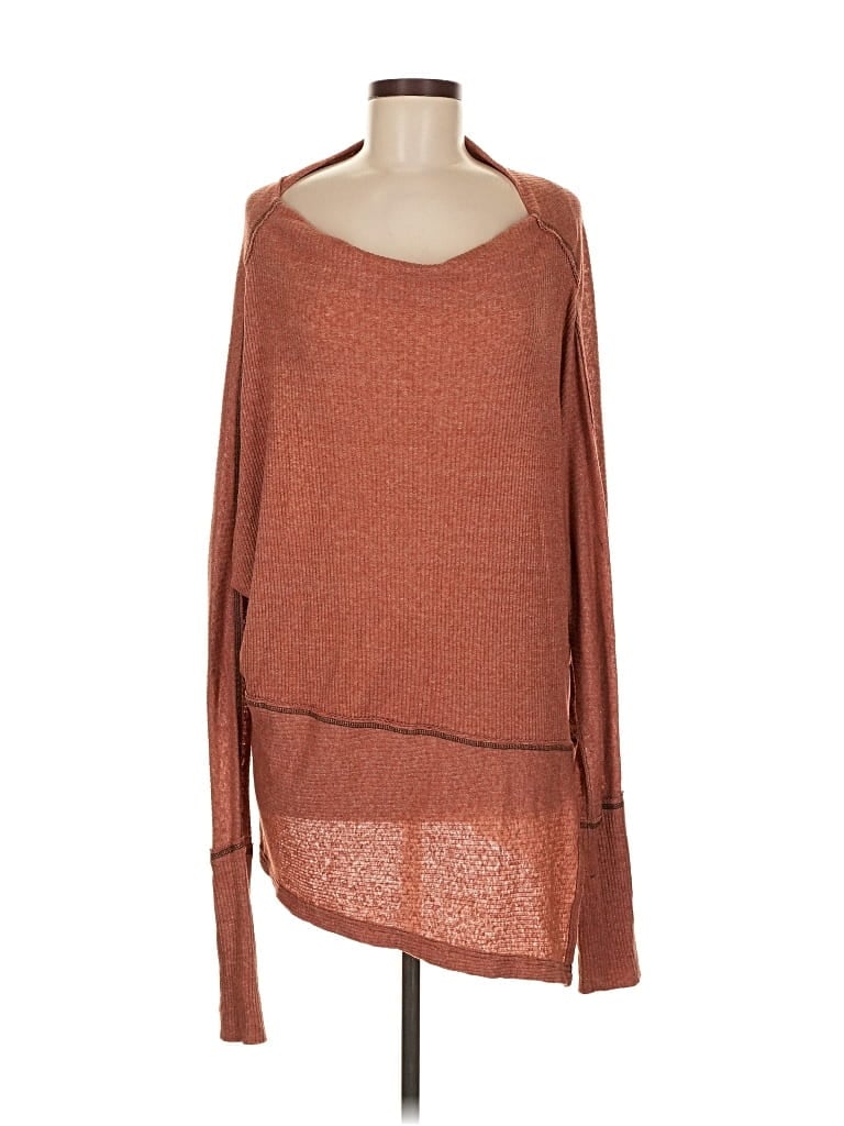 Pre-owned We The Free Pullover Sweater In Orange