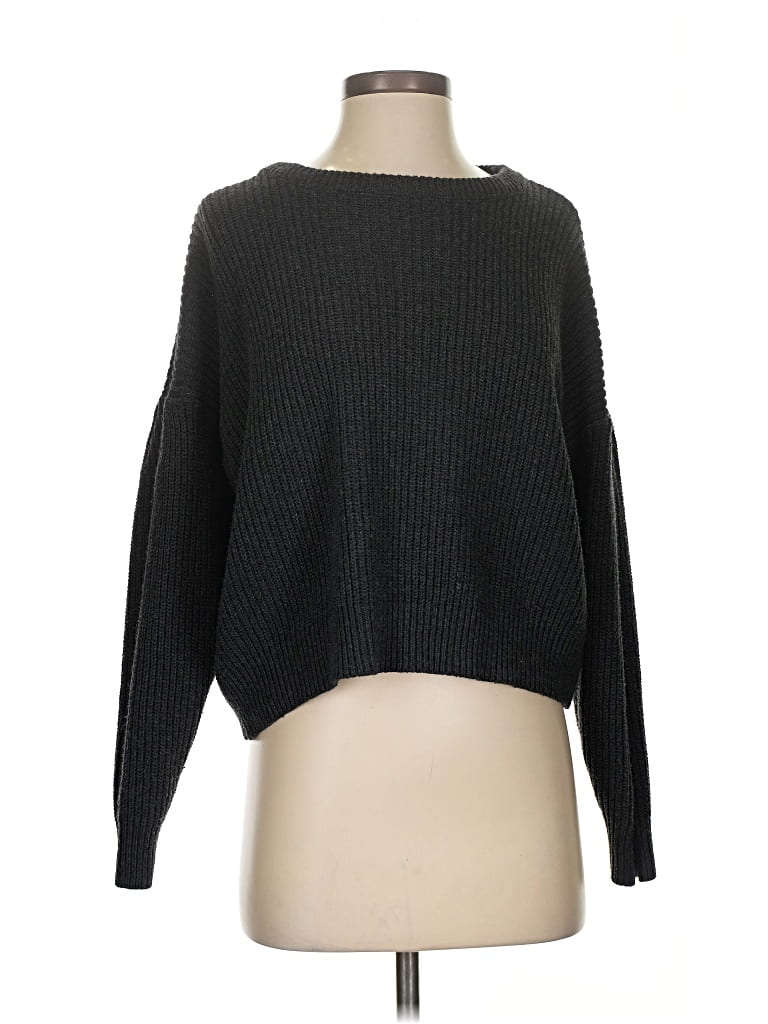 Pre-owned Shein Pullover Sweater In Black