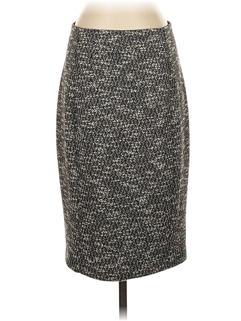 Pre-owned Ann Taylor Casual Skirt In Gray