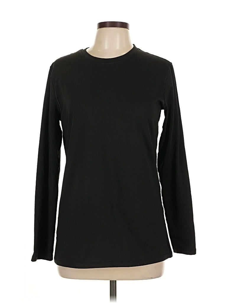 Pre-owned Assorted Brands Long Sleeve T-shirt In Black