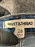 Rivet & Thread Blue Jeans Size 26 waist - photo 3