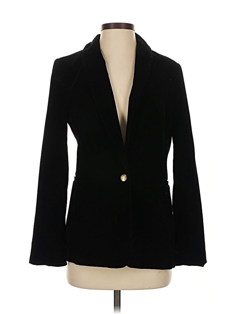 Pre-owned J.crew Factory Store Blazer Jacket In Black
