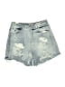Almost Famous Blue Denim Shorts Size 5 - photo 1
