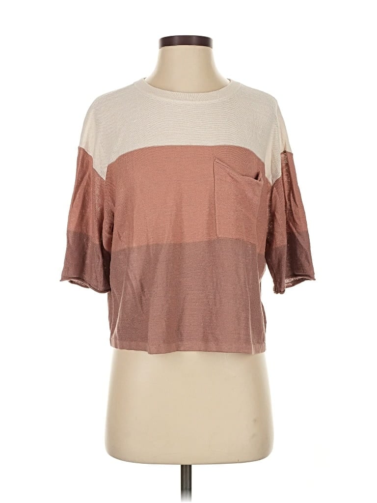 Pre-owned Gentle Fawn Short Sleeve T-shirt In Brown