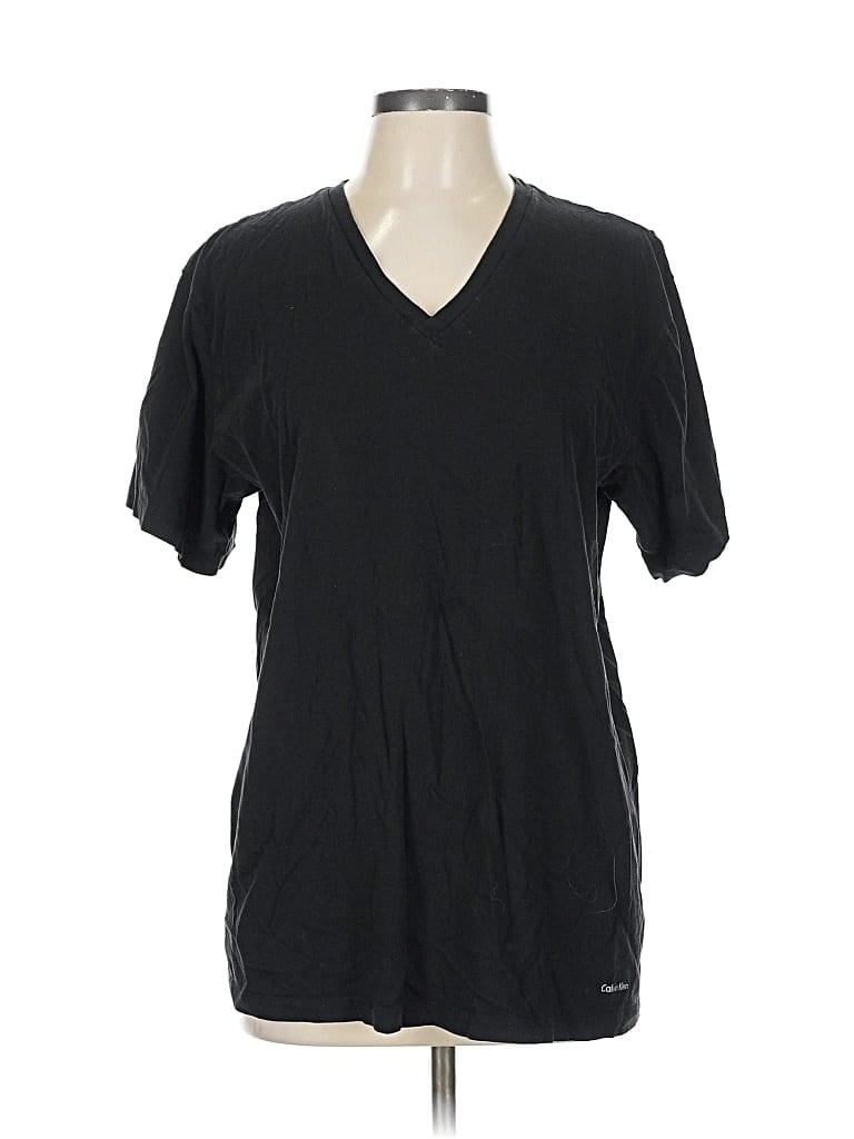 Pre-owned Calvin Klein Short Sleeve T-shirt In Black