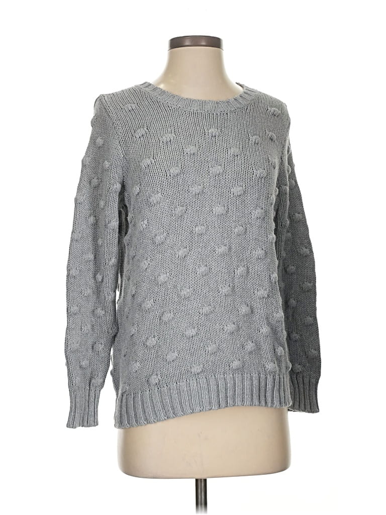 Pre-owned Vince Camuto Pullover Sweater In Gray