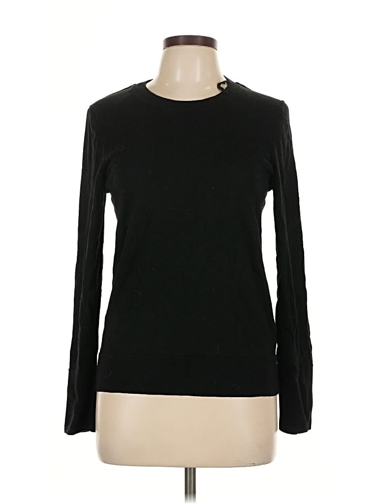 Pre-owned Cos Wool Pullover Sweater In Black