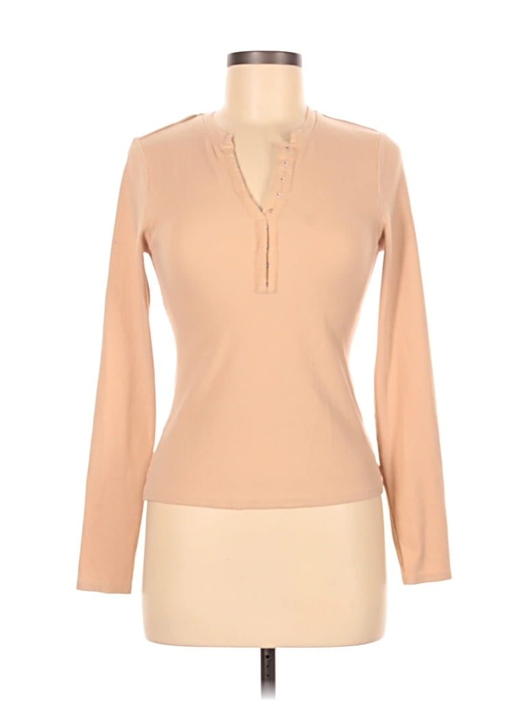 Pre-owned 7 For All Mankind Pullover Sweater In Brown