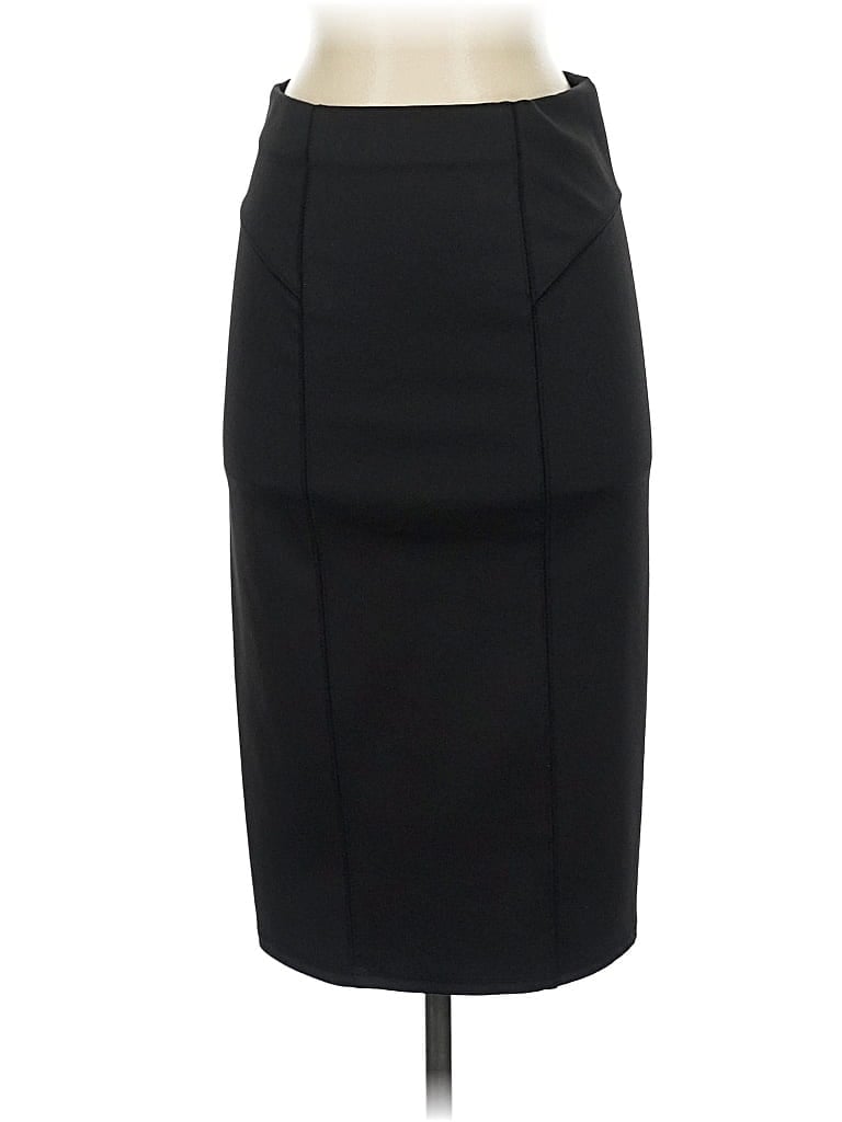 Pre-owned Zara W&b Collection Formal Skirt In Black