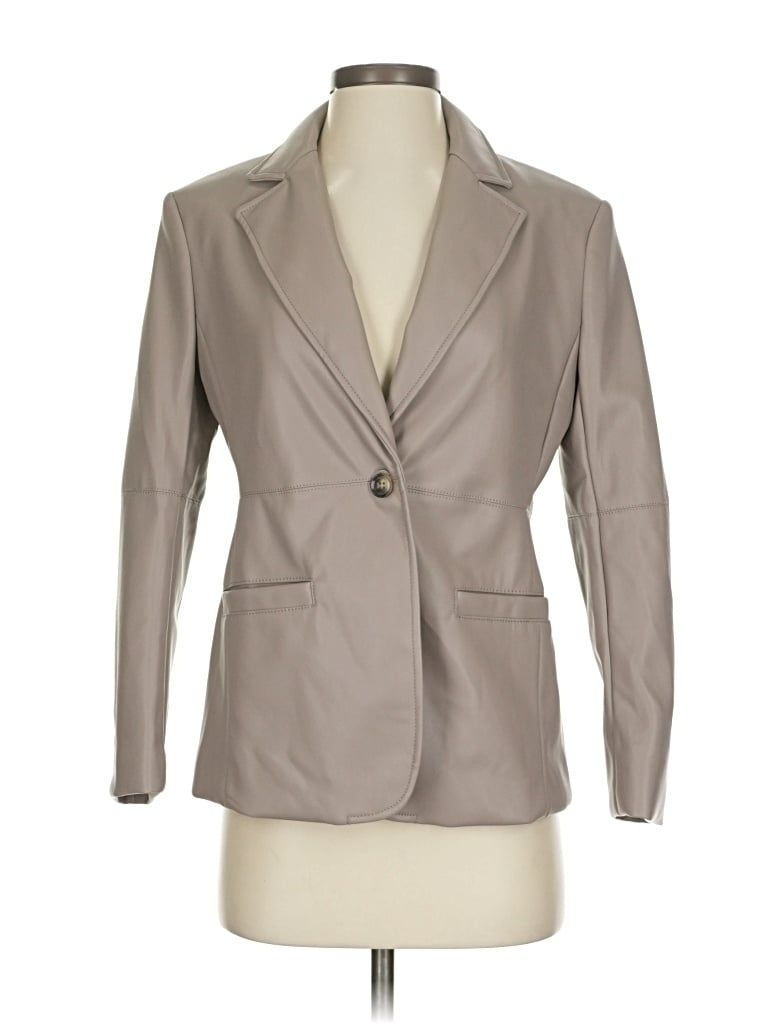 Pre-owned Banana Republic Factory Store Blazer Jacket In Gray