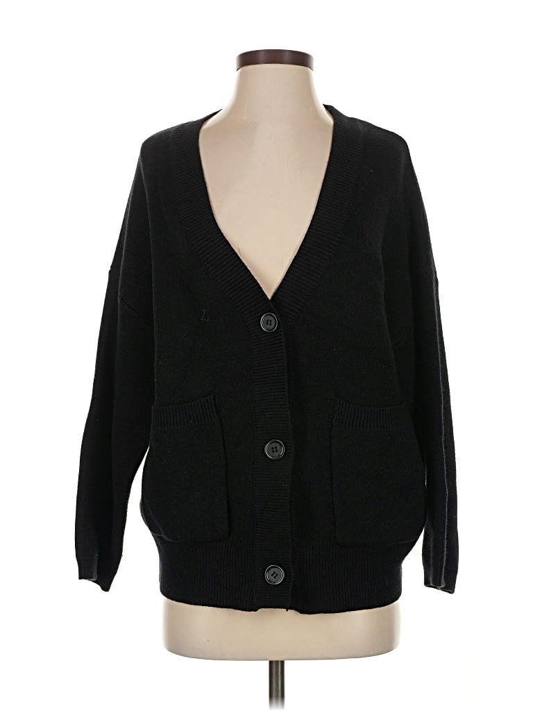 Pre-owned Princess Polly Cardigan Sweater In Black