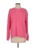 Latitude Solid Pink Pullover Sweater Size S - photo 1