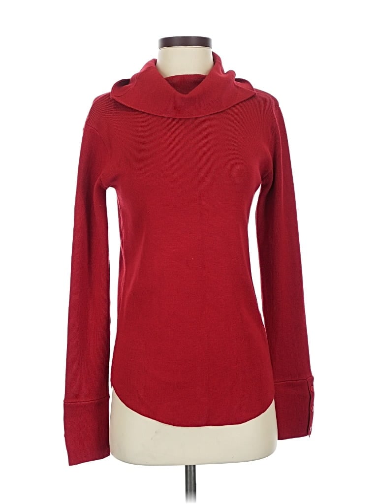 Pre-owned Assorted Brands Turtleneck Sweater In Red