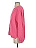 Latitude Solid Pink Pullover Sweater Size S - photo 5
