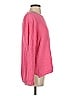 Latitude Solid Pink Pullover Sweater Size S - photo 4