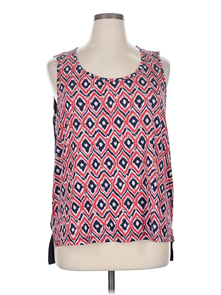 Pre-owned Jones New York Signature Sleeveless Blouse In Pink