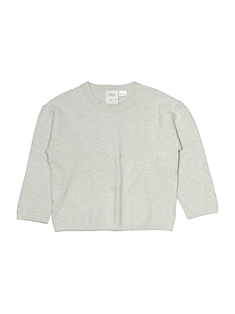 Pre-owned Zara Kids' Pullover Sweater In Silver
