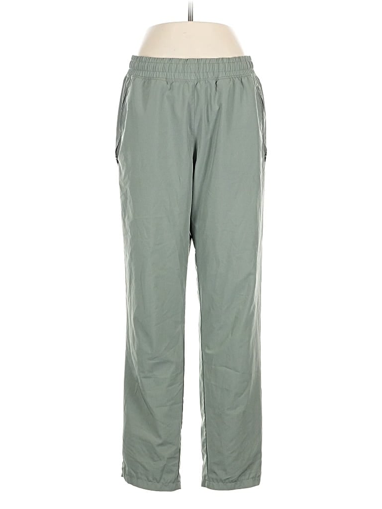 Pre-owned Asics Casual Pants In Green