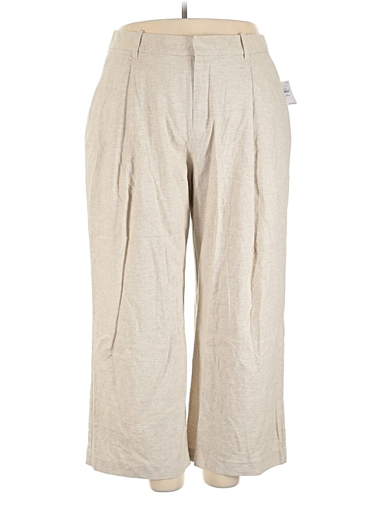 Gap Linen Pants In Neutral