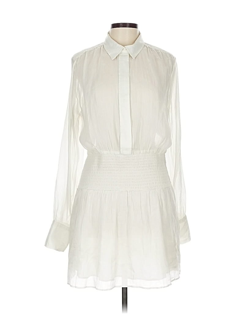 Pre-owned Rag & Bone Casual Dress In White
