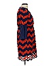 Judith March 100% Polyester Chevron-herringbone Blue Casual Dress Size L - photo 4