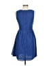Emmelee 100% Polyester Hearts Blue Cocktail Dress Size L - photo 2