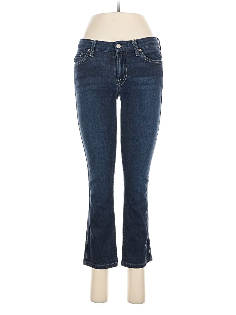 Pre-owned 7 For All Mankind Jeans In Blue