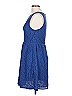 Emmelee 100% Polyester Hearts Blue Cocktail Dress Size L - photo 5