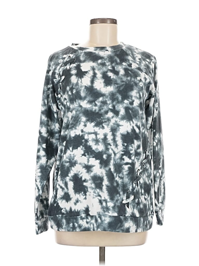 Pre-owned A.n.a. A New Approach Sweatshirt In Silver