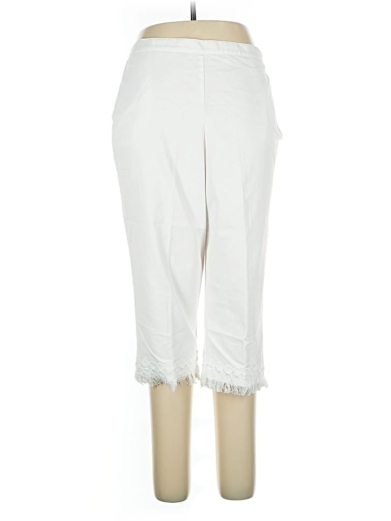 Pre-owned Alfred Dunner Casual Pants In White