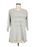 SONOMA life + style Gray 3/4 Sleeve Top Size M - photo 1