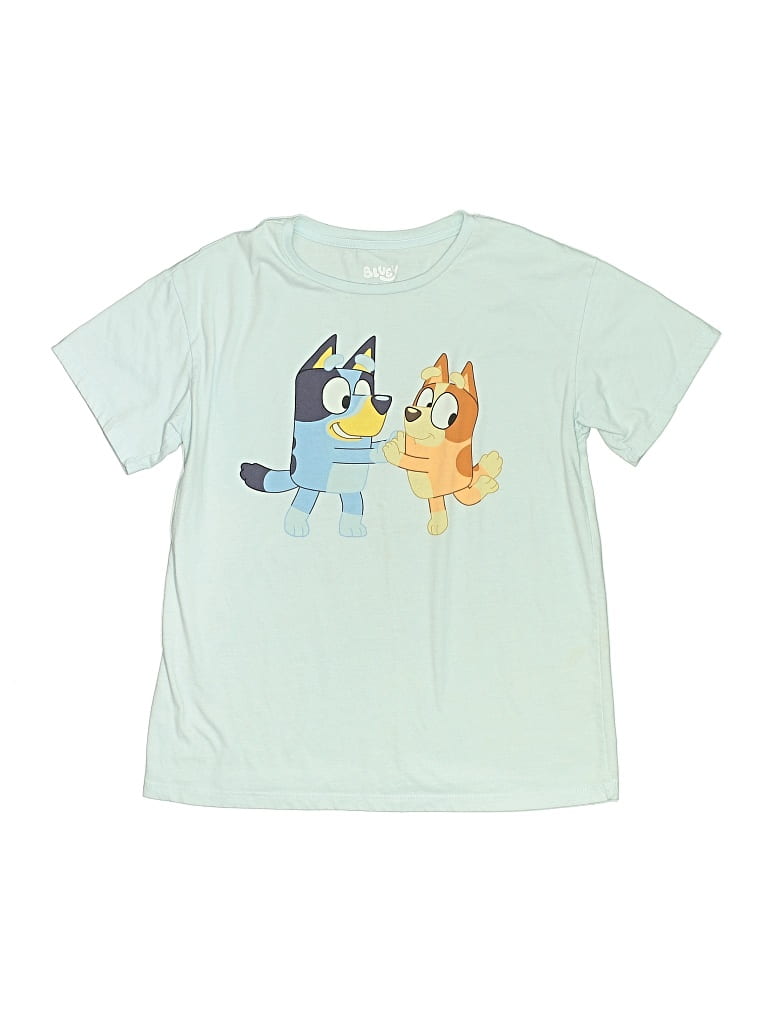 Pre-owned Bluey Kids' Short Sleeve T-shirt In Blue