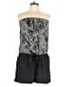 Express 100% Polyester Paisley Black Romper Size L - photo 1