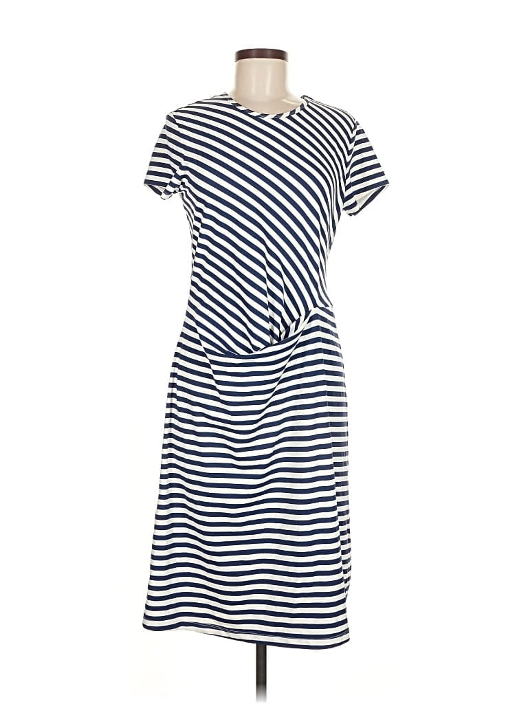 Pre-owned J. Mclaughlin Casual Dress In Blue