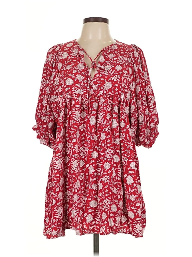 Pre-owned Unbranded Casual Dress In Red