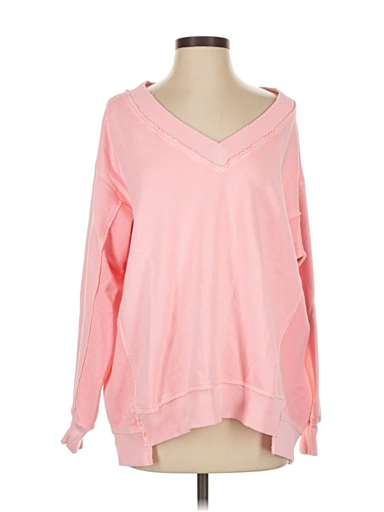 Pre-owned Aerie Pullover Sweater In Pink