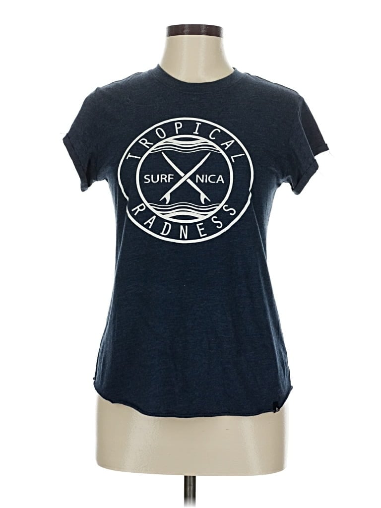 Pre-owned Assorted Brands Short Sleeve T-shirt In Blue