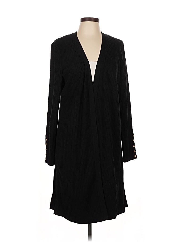 Pre-owned Talbots Cardigan Sweater In Black